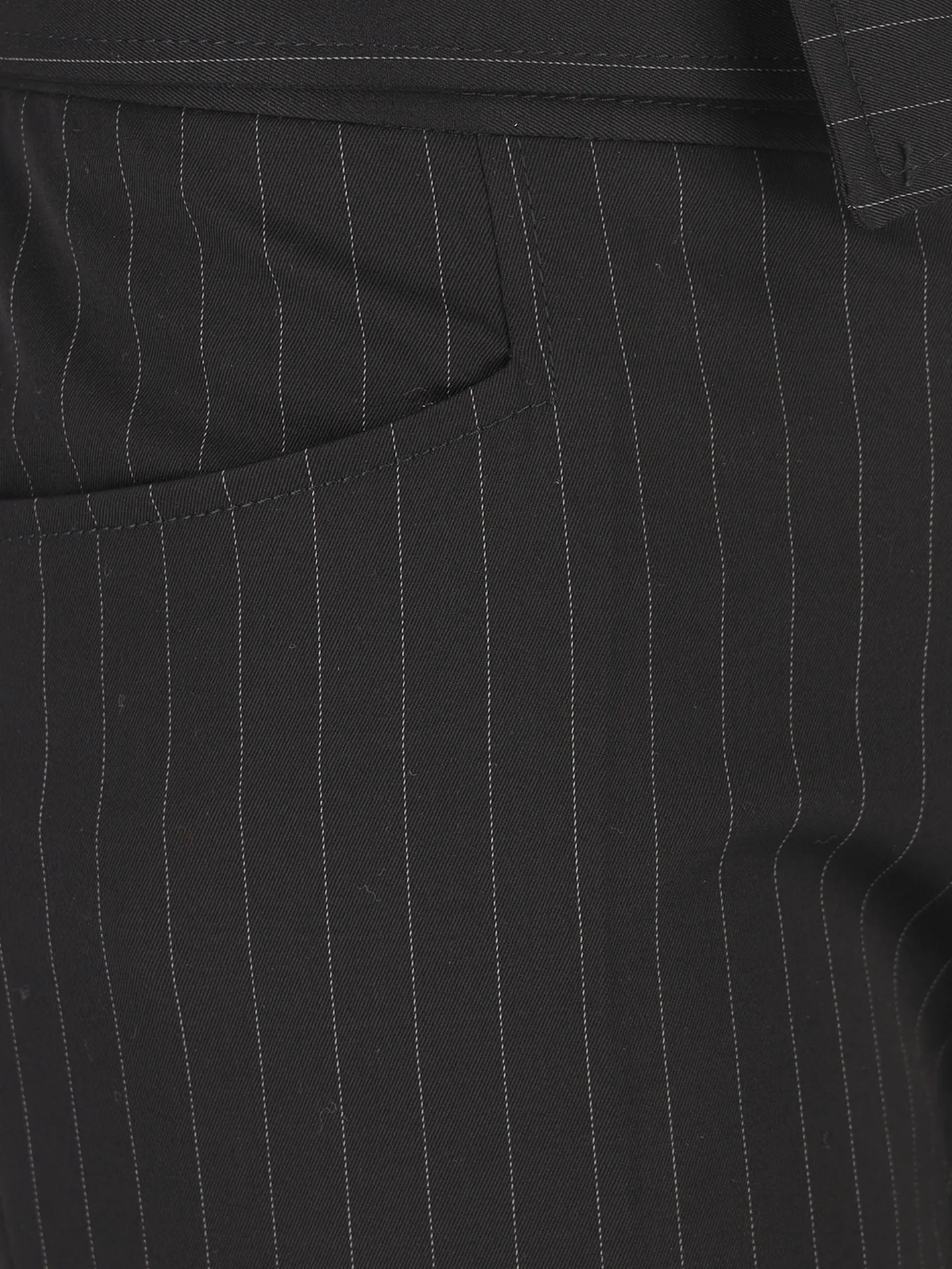 pinstripe tailored trousers