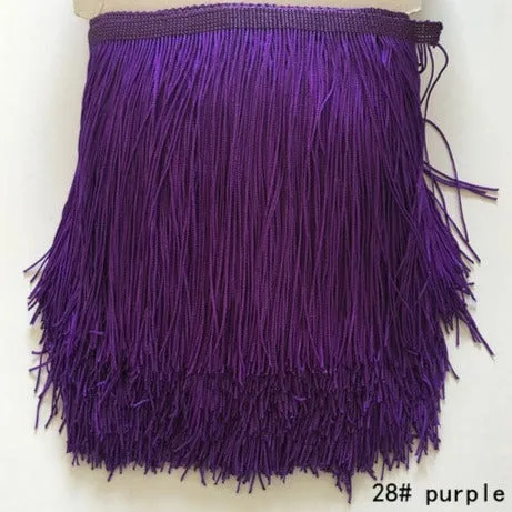 Polyester Fringing - Purple