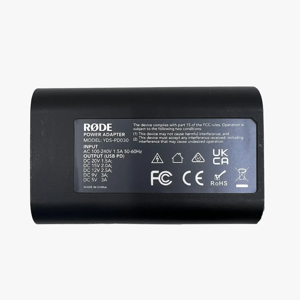 Power Adapter for the Rode RØDECaster Pro II Audio Production Studio