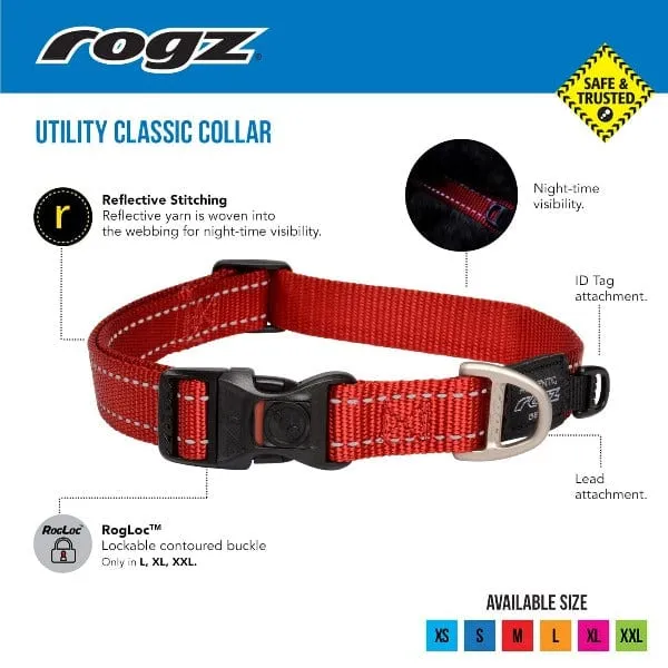 Rogz Utility Classic Dog Collar