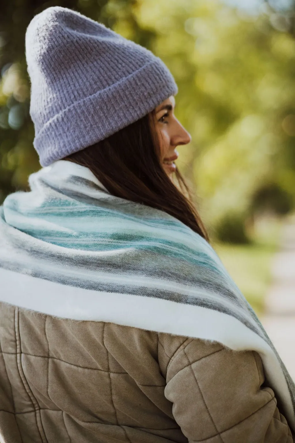 Sea Foam Alpaca Scarf