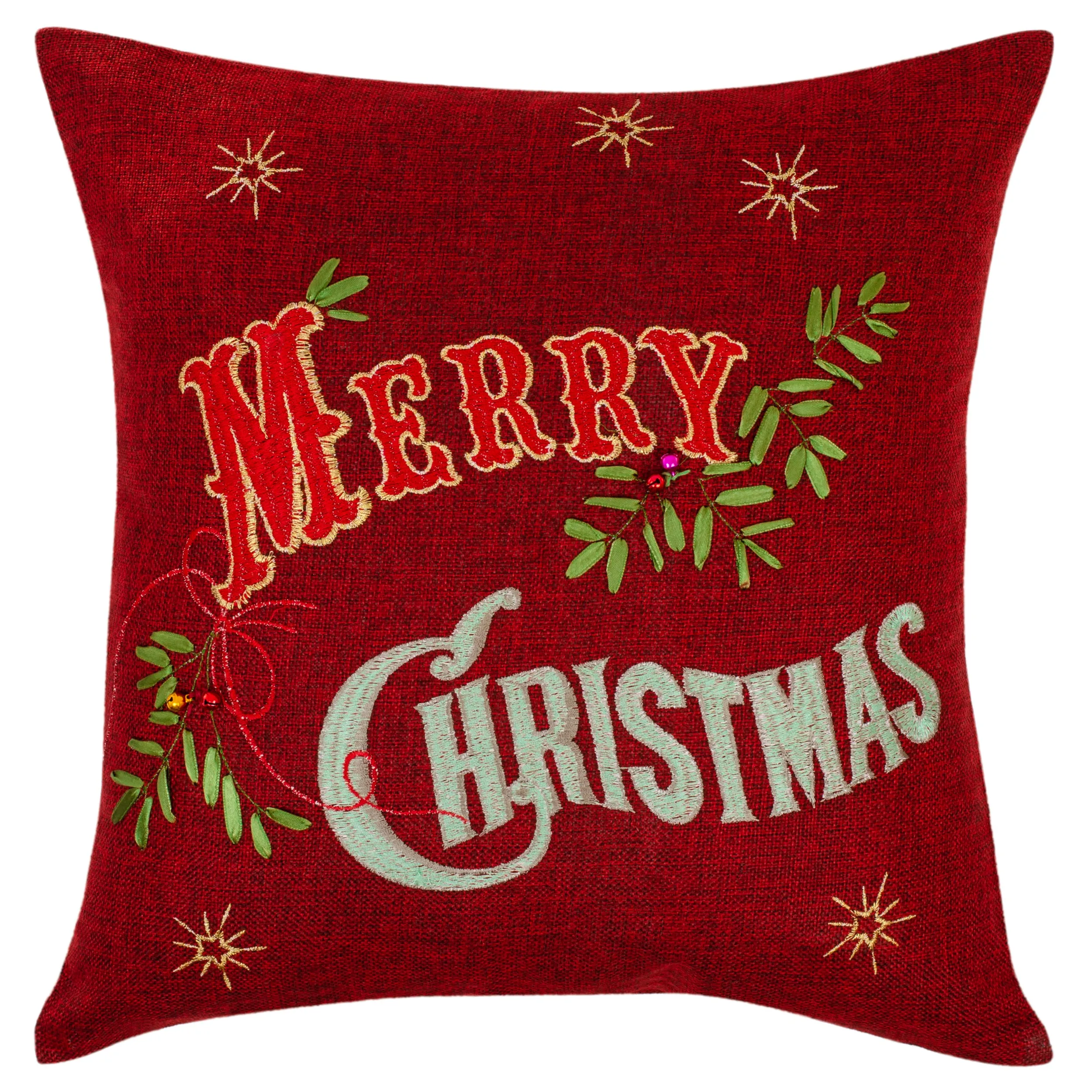 Seasonal Bells Decorative Accent Throw Pillow