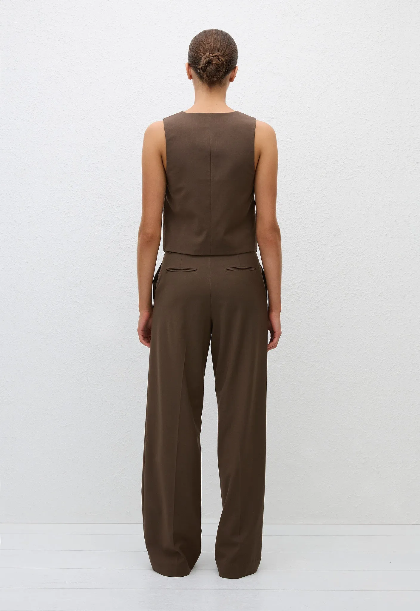 Tailored Waistcoat - Coffee