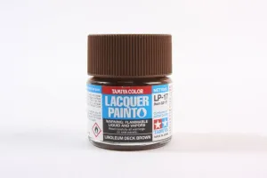 Tamiya 82117 LP-17 Linoleum Deck Brown Lacquer Paint 10ml TAM82117