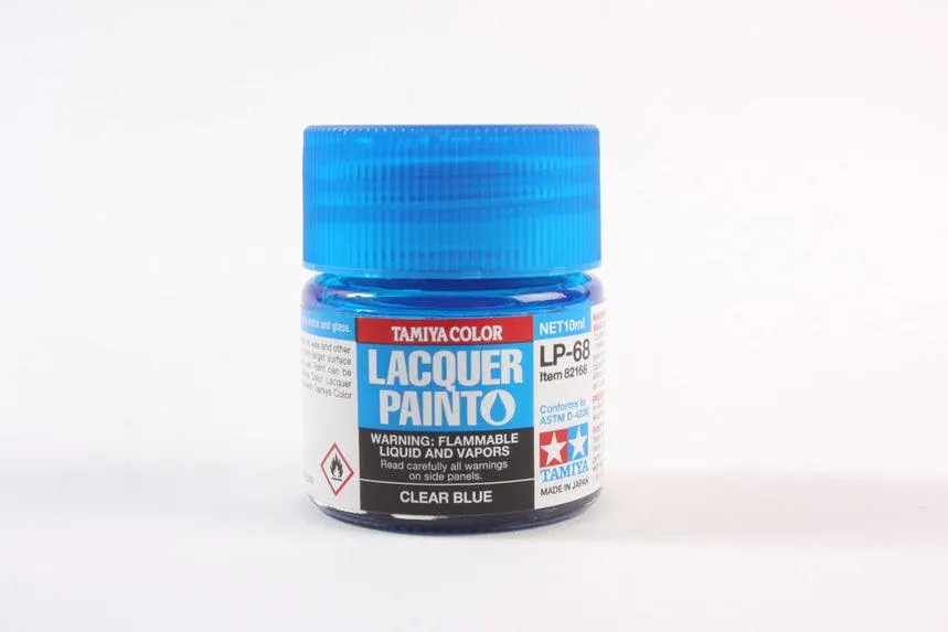Tamiya 82168 LP-68 Clear Blue Lacquer Paint 10ml TAM82168