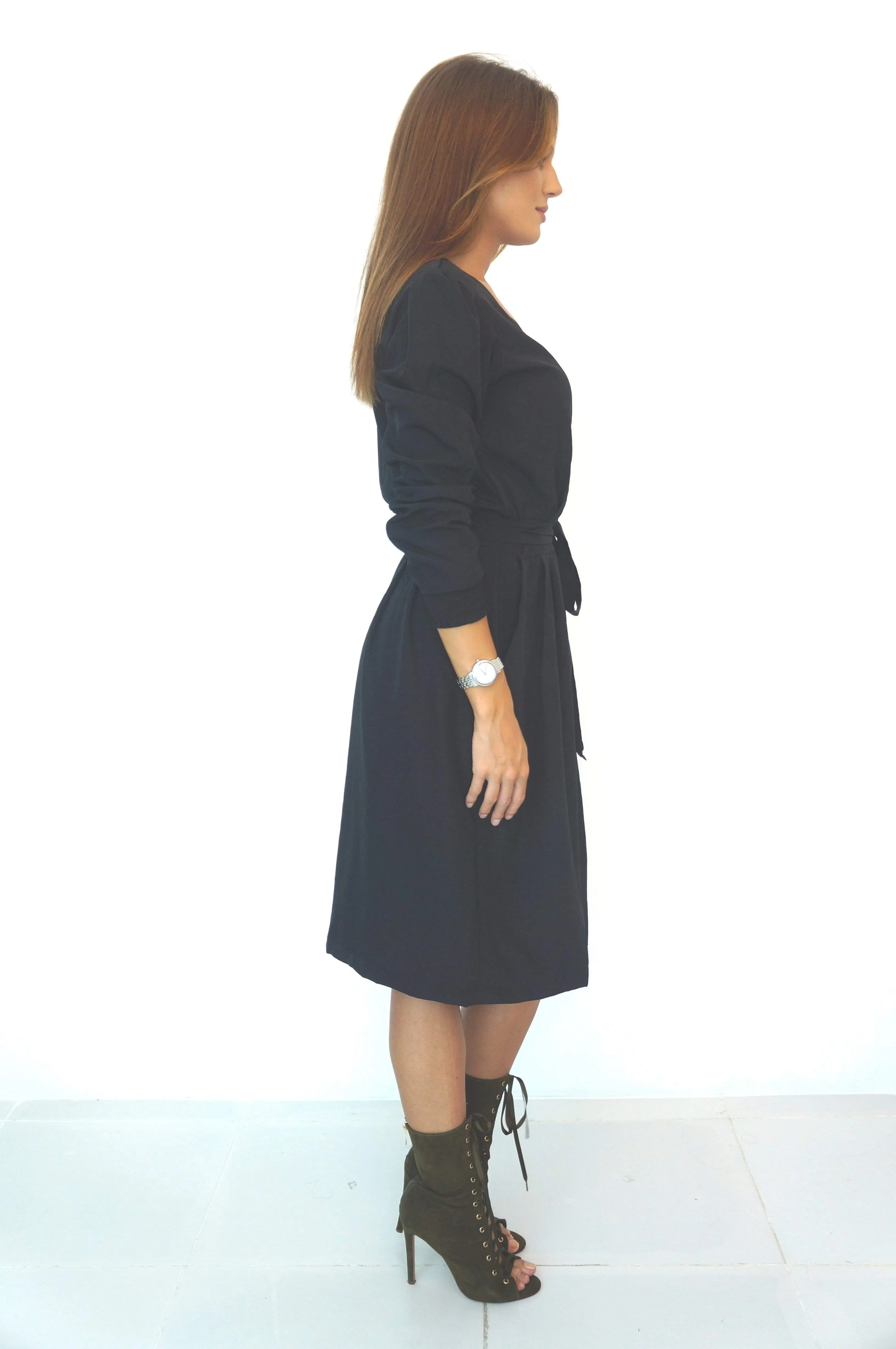 The Classic Dress - Midnight Black