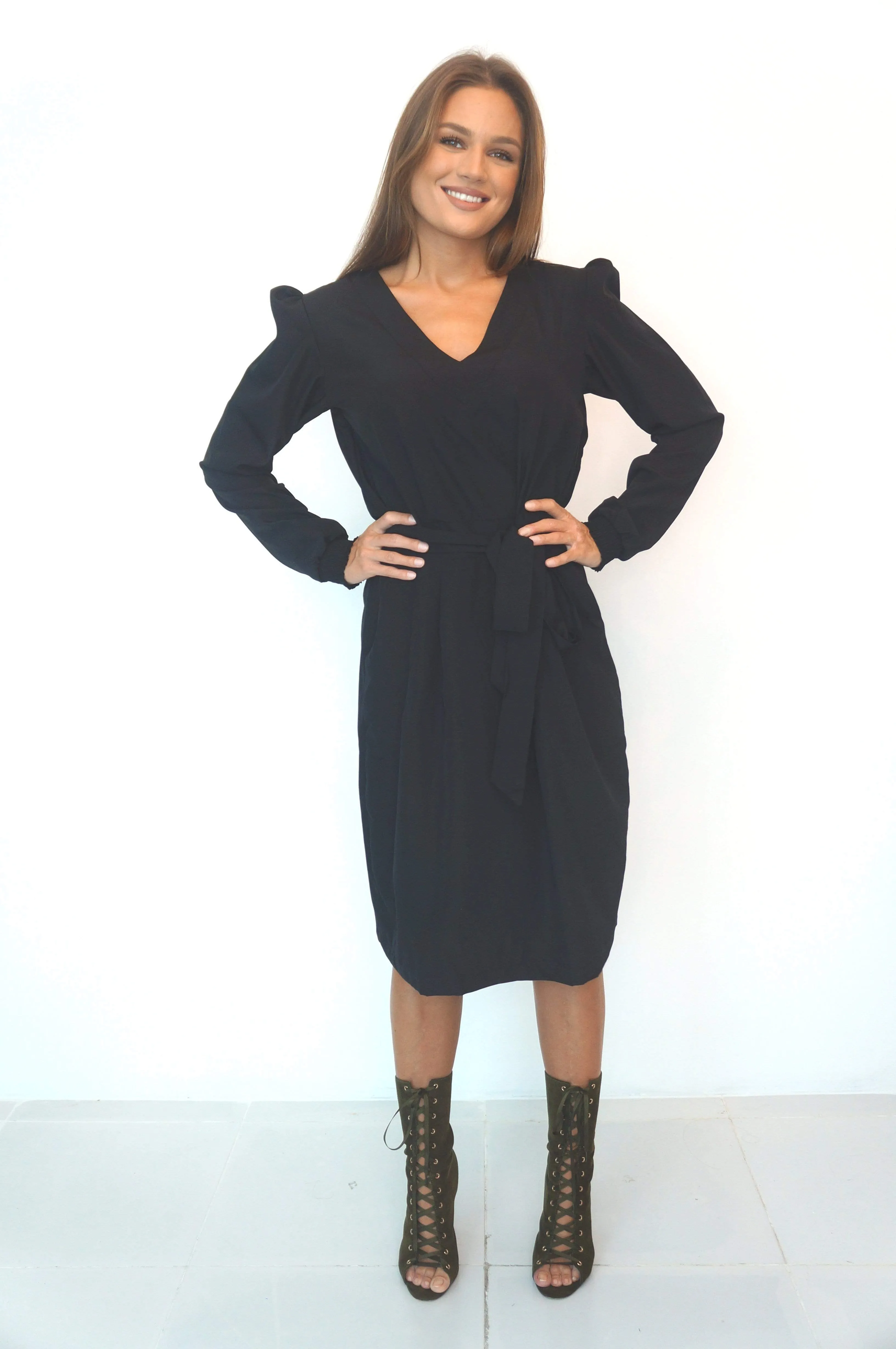 The Classic Dress - Midnight Black