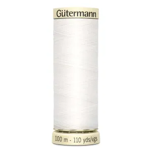 Thread - Gütermann Sew-All | #20 Chalk White