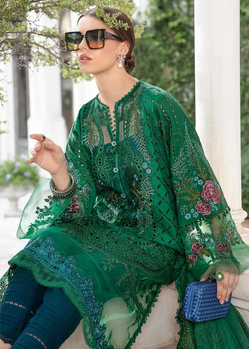 Unstitched Luxury Lawn Eid 2 Edition '24 by Maria B | EL-24-02
