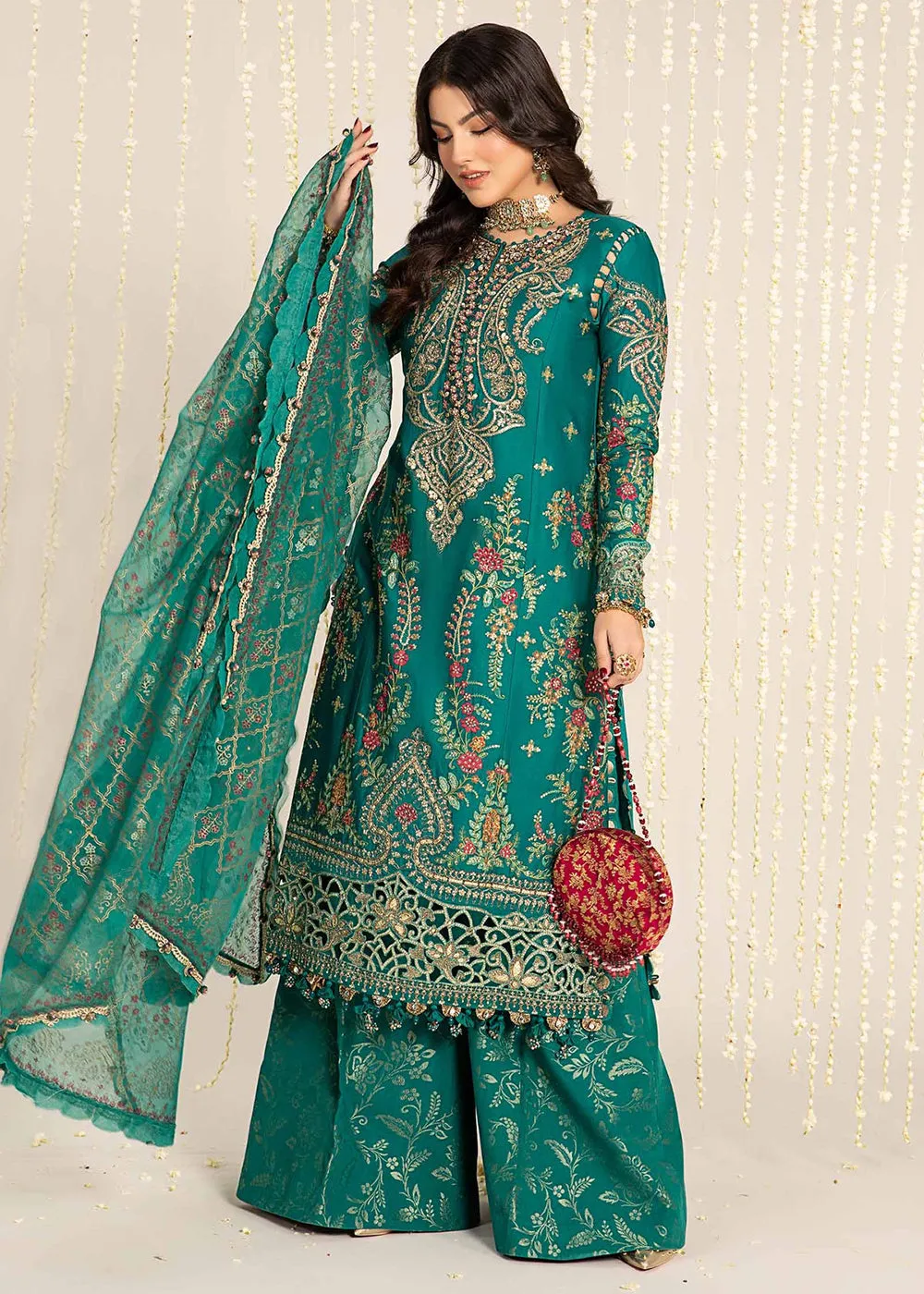 Unstitched Sateen Formals '24 by Maria B | CST-805