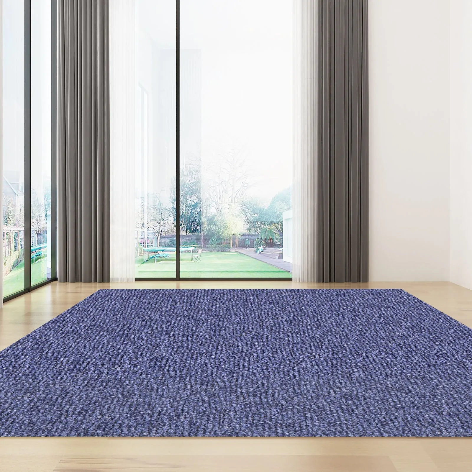 Vevor Marine Carpet 6' x 39.3' Waterproof Non-Slip Texture Rug Indoor/Outdoor Blue New