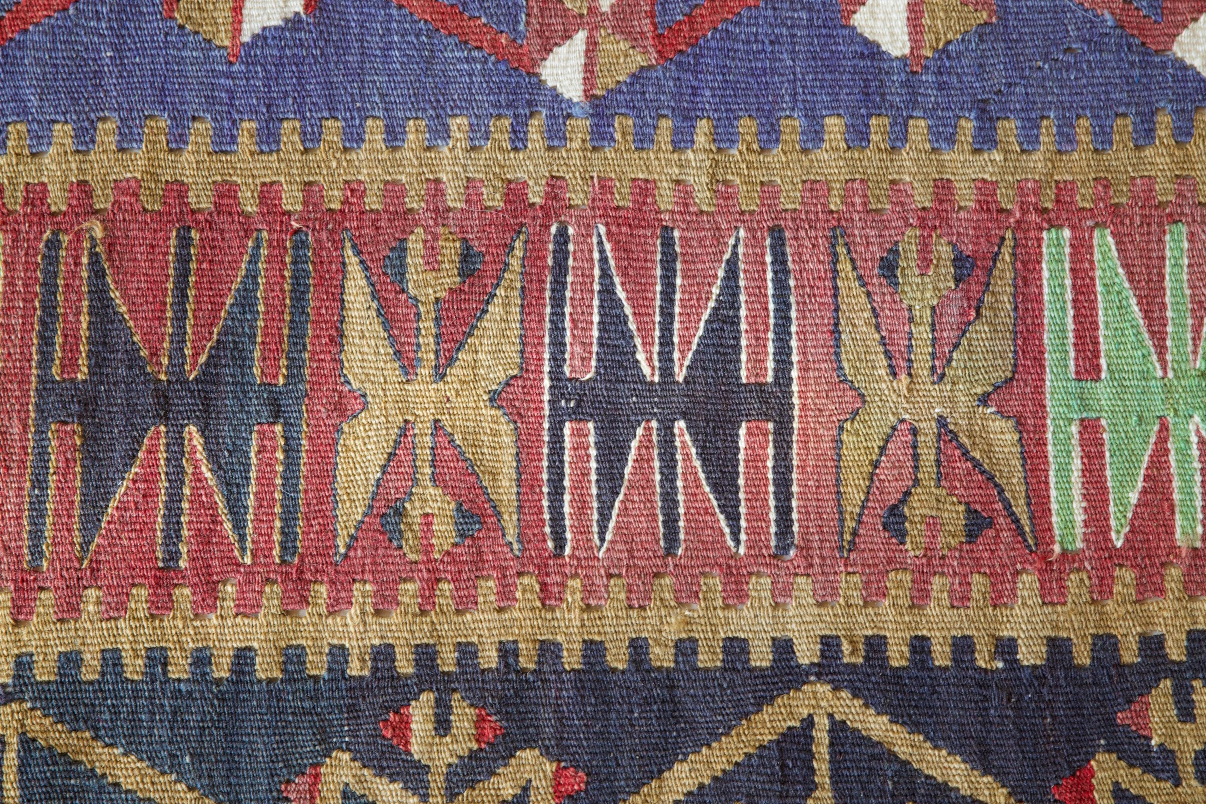 Vintage Anatolian Kilim Rug 3'4"x5'9"