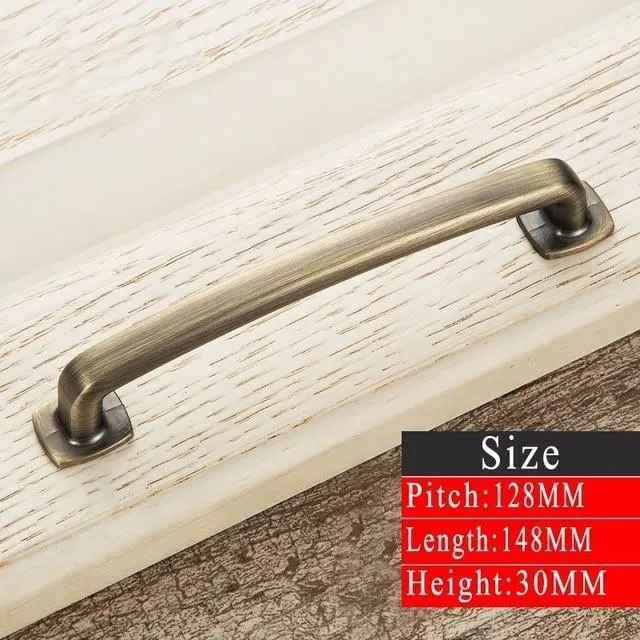 Vintage Metal Kitchen Drawer & Cabinet Handle