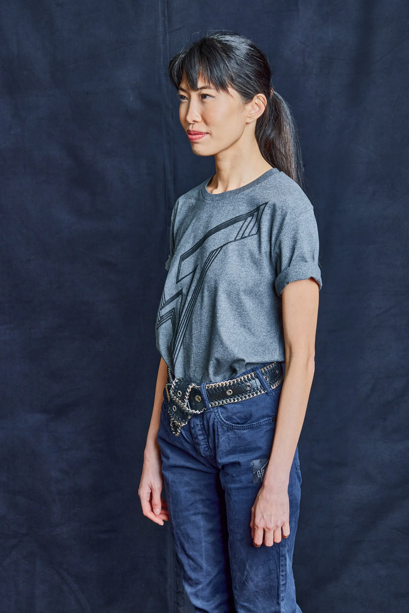 Walk the Line Re:Play T-Shirt in Grey (Copy)