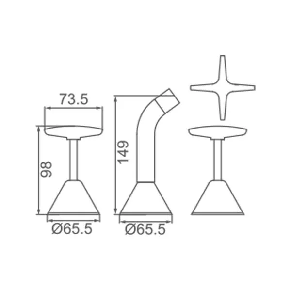 Wall Mounted Basin Set with 200mm spout- WT252