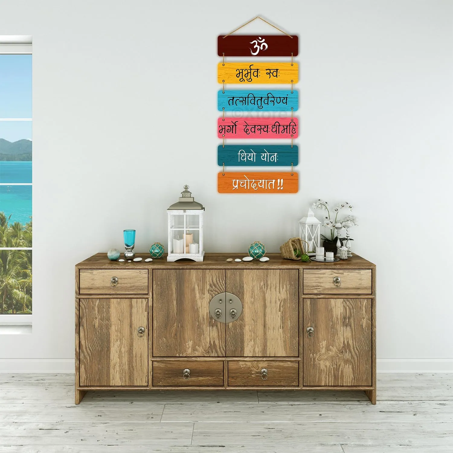 Xtore Decorative Wall Art MDF Wooden Wall Hanger for Living Room | Bedroom | Office | Kitchen | Home Decor - (XT113)